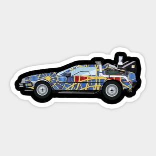 DragonCon Marriott Carpet BTTF Delorean Sticker